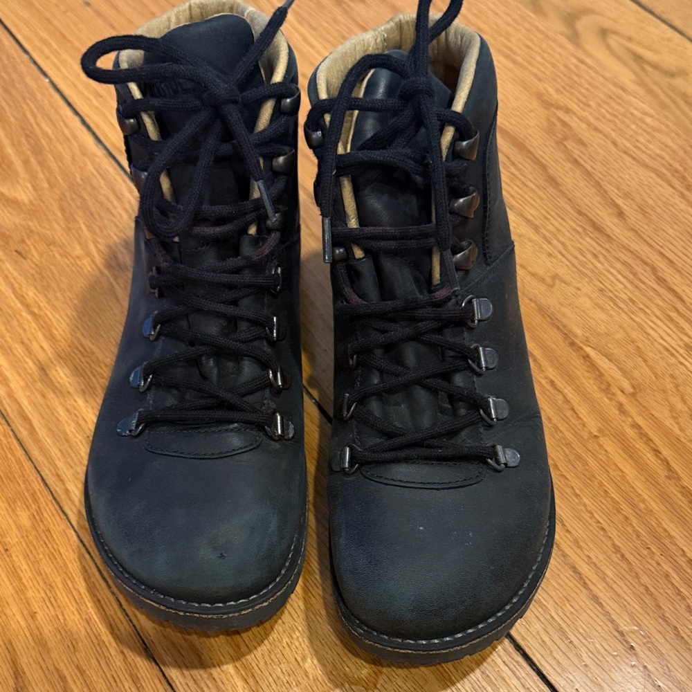 Birkenstock Black Lace Up Boots